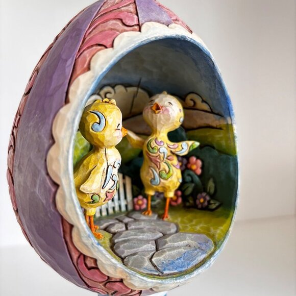 Jim Shore Easter Egg Chicks 2007 Hatched Just In Time For Spring 4009253 - Picture 5 of 10